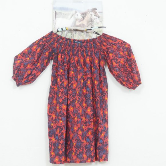 French Connection Dresses & Skirts - French Connection Red Abstract Print Dress